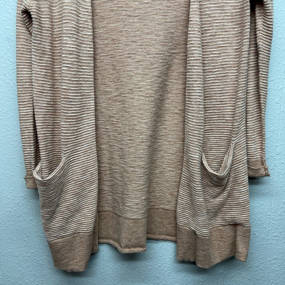 Madewell Open Front Cardigan Womens Small Cotton Stretch Long Length Casual - Picture 4 of 11